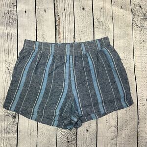 SKY & SPARROW Linen Blend Shorts